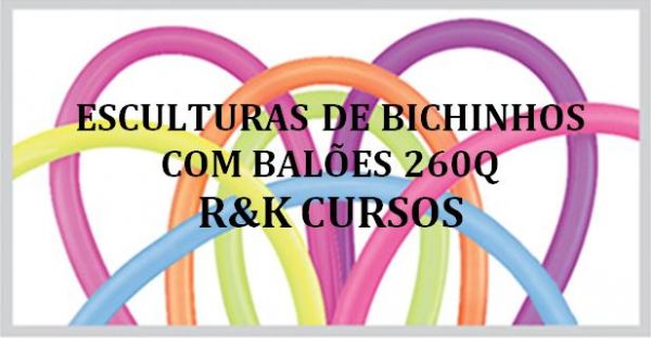 ESCULTURAS DE BICHINHOS COM BALÕES 260Q