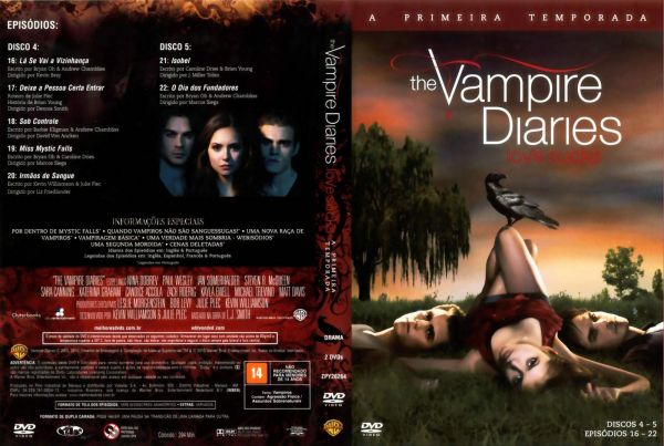 Série The Vampire Diaries(Diário de um Vampiro)1ª Temporada - Loja de  rekcursos